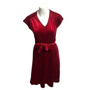 Vintage (1985) Jerell’s Sweetheart red velvet dress small‎